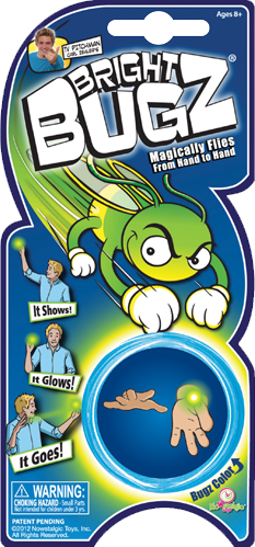 Bright Bugz Magically Flies Nawstalgic Toys BBZ-001 Yellow Light BRAND NEW 